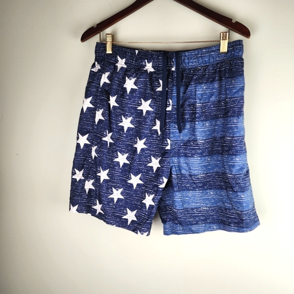Laguna Elastic Tie Waist Lined With Pockets Swim Trunks Size Large - Picture 4 of 5